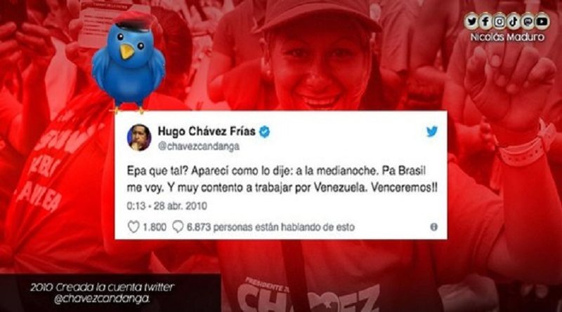 La cuenta @chavezcandanga cumple 11 años de creación, ventana que permitió al comandante Hugo Chávez acompañar y conectarse con el pueblo
