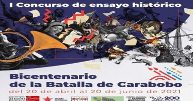 Abierta convocatoria para I Concurso de ensayo histórico Bicentenario de la Batalla de Carabobo