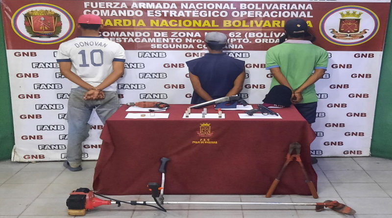 Desarticulada banda"Los Menores" en el estado Bolívar