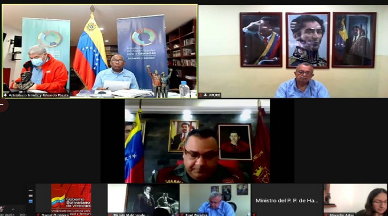 Vicepresidencia Sectorial para el Desarrollo Social y Territorial sostiene videoconferencia con Gobernador de Apure para debatir temas sociales de la entidad