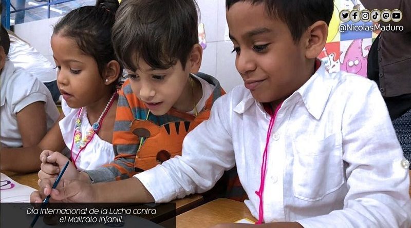 Presidente Maduro condena cualquier tipo de violencia contra niños y niñas en el Día de la Lucha contra el Maltrato Infantil
