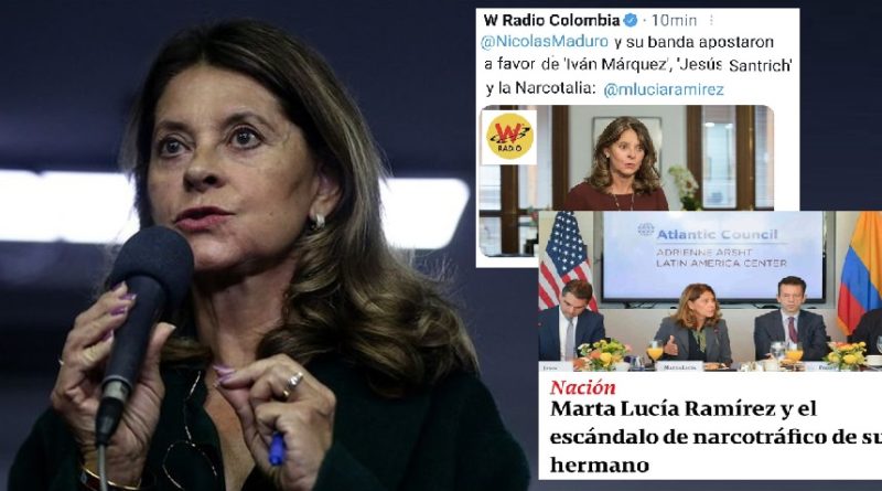 @mluciaramirez | ¿La Vicepresidenta de Iván Duque con un hermano narcotraficante ahora acusa a Venezuela de apoyo al narcotráfico colombiano?