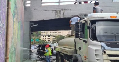 Inician trabajos de recuperación y rehabilitación del viaducto sobre la Autopista Caracas-La Guaira