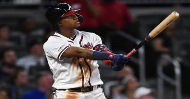 Ronald Acuña Jr. despachó par de cuadrangulares