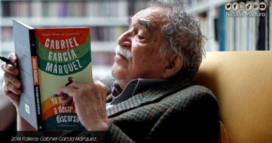 Se conmemora 7 años de la siembra del genio y defensor de la Paz Gabriel García Márquez