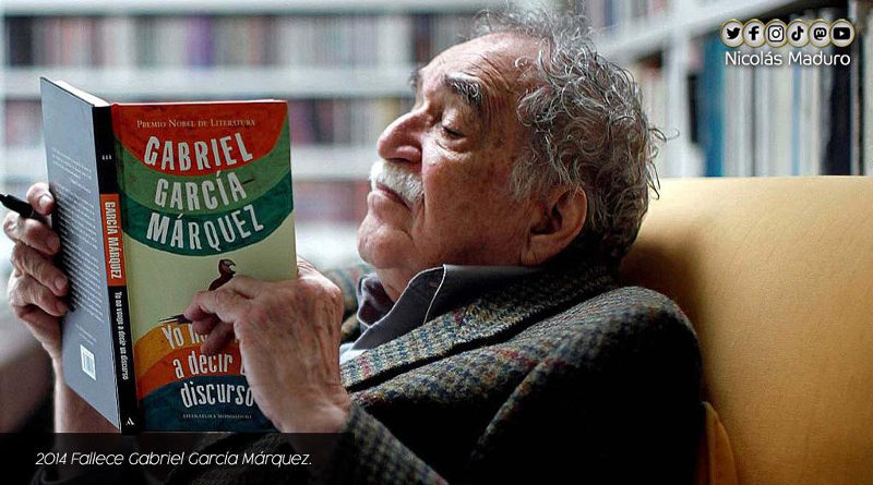 Se conmemora 7 años de la siembra del genio y defensor de la Paz Gabriel García Márquez