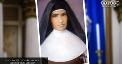 Se cumplen 13 años de beatificación de la Madre Candelaria de San José