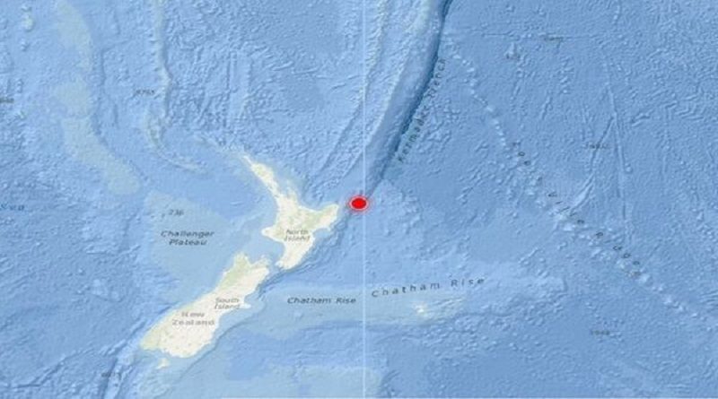 Sismo de magnitud 6.0 sin reporte de daños ni alertas de tsunami al norte de Nueva Zelanda