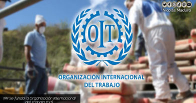Venezuela conmemora 102 aniversario de la OIT y reitera su compromiso por los derechos de la clase obrera