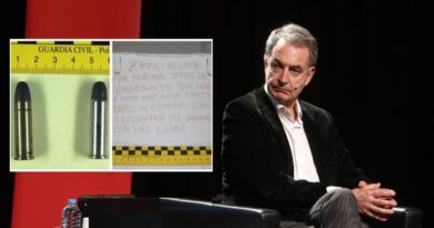 España: detectan otra carta con dos balas ahora dirigida al expresidente español José Luis Rodríguez Zapatero en ola de amenazas a líderes progresistas