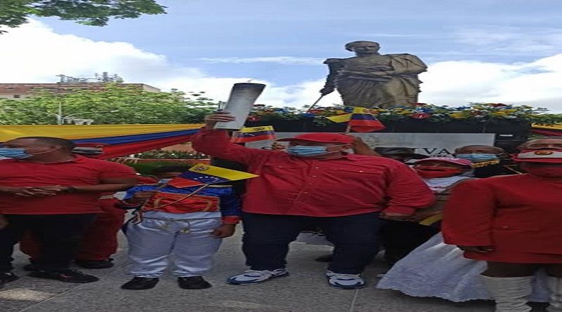 Antorcha Bicentenaria llega al municipio Independencia del estado Miranda