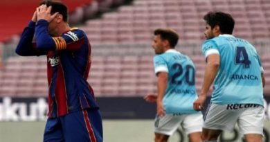Barcelona cae ante el Celta y se despide del título de la Liga española