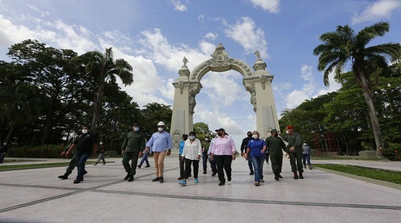 Vicepresidenta Ejecutiva supervisa las obras del Campo de Carabobo como parte de la Ruta Bicentenaria