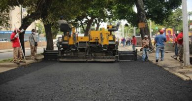 Más de 1.700 toneladas de asfalto fueron colocadas en la parroquia El Recreo de Caracas