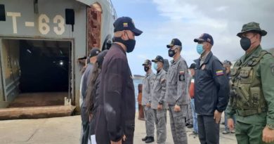 Arriba al país Fuerza de Tarea Humanitaria Simón Bolívar tras apoyo a San Vicente y las Granadinas