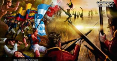Venezuela conmemora 199 años de la Batalla de Pichincha gesta heroica que permitió darle la libertad a Ecuador