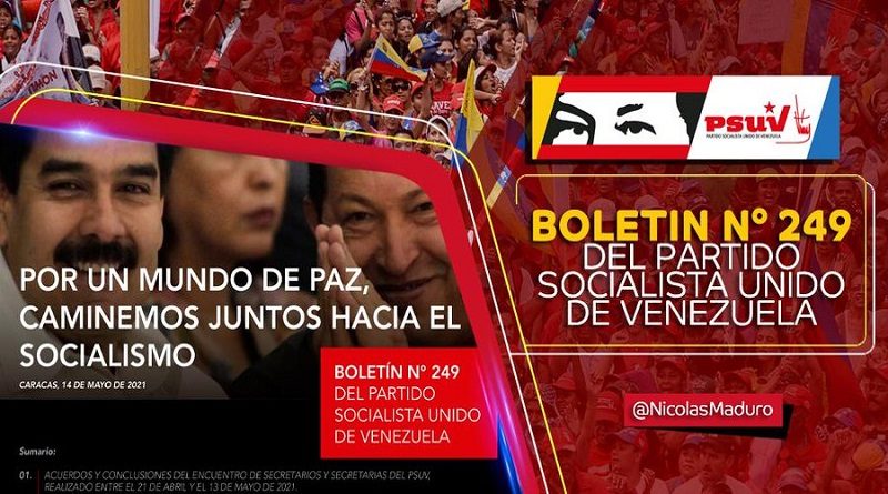 Edición 249 del Boletín del PSUV resalta la importancia de los acuerdos del Encuentro Nacional de Secretarios y Secretarias del Partido en la construcción hacia un mundo de paz