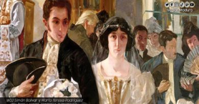Venezuela recuerda los 219 años en la que el Padre de la Patria, Simón Bolívar, contrajo matrimonio con su amada María Teresa Rodríguez del Toro y Alayza