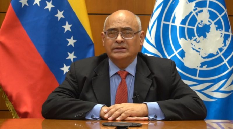 Venezuela destaca ante la OMS que para poner fin a la pandemia por COVID-19 es vital la paz y el trabajo armónico entre los pueblos