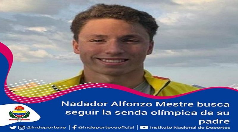 Alberto Mestre implantó nuevo récord nacional en los 800 metros libres