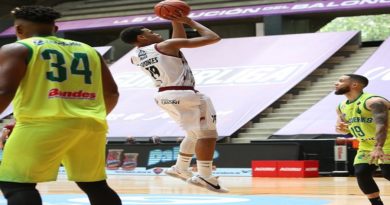 Gigantes arrolló 80-56 a los favoritos Guaiqueríes en el inicio de la Semifinales de la Superliga de Baloncesto