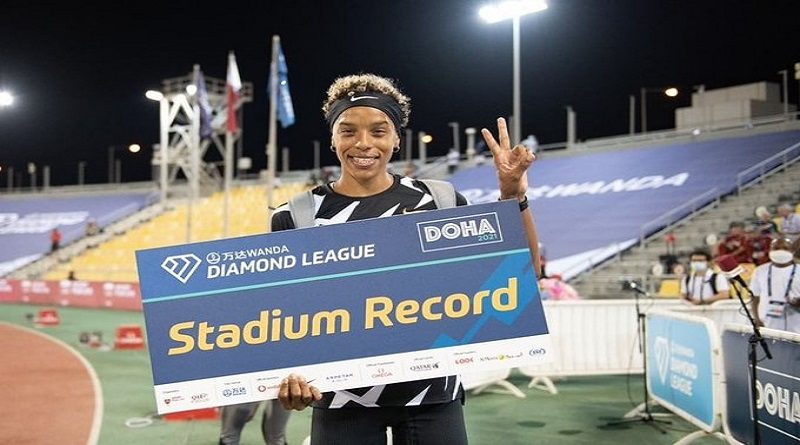Yulimar Rojas triunfa en la Liga de Diamante de Doha