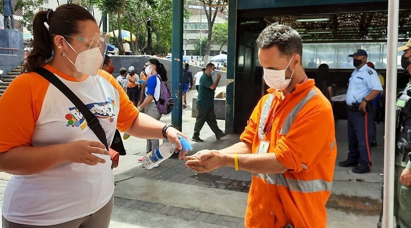 En Petare realizan jornada de sensibilización para prevenir contagios de la COVID-19