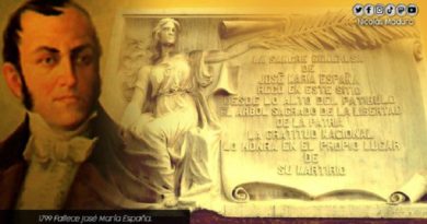 Se conmemoran 222 años del asesinato del mártir José María España