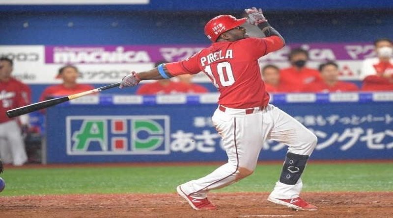 José Pirela entre los máximos jonroneros del béisbol coreano con 11