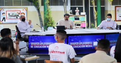 Pdte. Maduro: 88% de los estudiantes desean comenzar clases de manera semi-presencial si se logra contener la COVID-19
