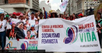 Mujeres venezolanas reafirman la firmeza y espíritu solidario en la búsqueda de erradicar todas las formas de violencia