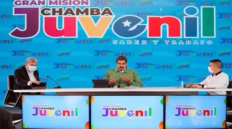 Pdte. Maduro exhorta al Estado Mayor de la Gran Misión Chamba Juvenil duplicar esfuerzos para garantizar atención e inclusión de jóvenes en planes productivos y educativos