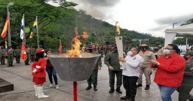 RUTA FUEGO PATRIO | Pueblo trujillano recibió con honor y gloria como hace 200 años la antorcha Libertaria y Bolivariana
