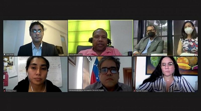 Venezuela impulsa a través de un conversatorio virtual alianzas comerciales y bilaterales con Belice