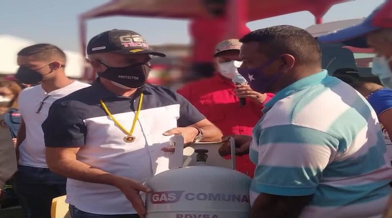 Protectorado del Táchira donó mil cilindros de gas a familias de Michelena