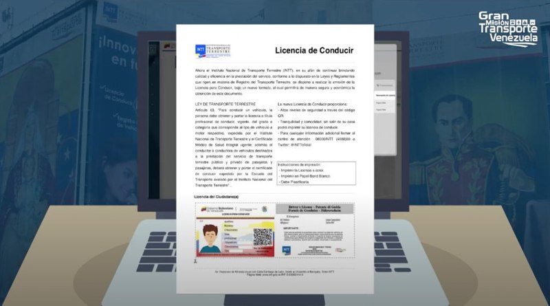 Renovadas más de 200 mil licencias en un año mediante la plataforma web del INTT