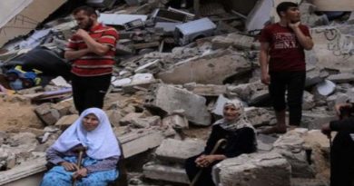 Miles de palestinos salen a las calles en Gaza para celebrar el alto al fuego luego de fuertes enfrentamientos