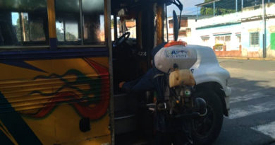 Gobierno Bolivariano realizó jornada de desinfección en unidades de transporte público de Lamas estado Aragua