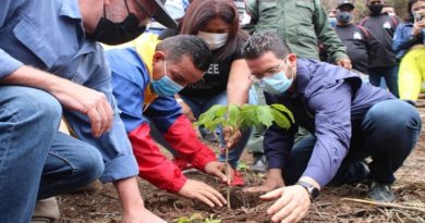 Autoridades participaron en jornada de siembra de plantas por la preservación del Jardín Botánico de la UCV