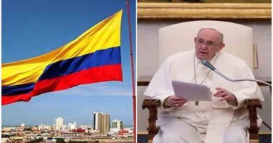 Papa Francisco manifestó preocupación por las tensiones y los violentos enfrentamientos en Colombia