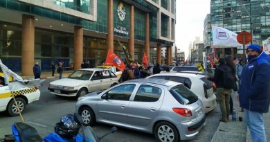 Trabajadores se movilizaron en Uruguay “contra el hambre y la desigualdad”