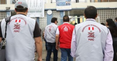 Jurado Nacional de Elecciones de Perú insiste en el aval de las misiones internacionales