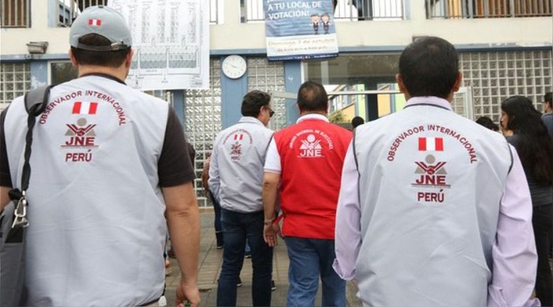 Jurado Nacional de Elecciones de Perú insiste en el aval de las misiones internacionales