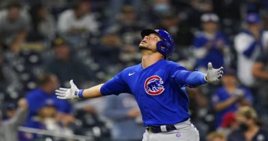 Willson Contreras despachó su jonrón número 12 de la temporada