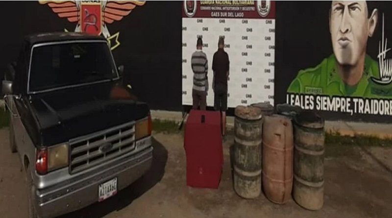 Incautan más de mil litros de combustible en Bolívar y Zulia