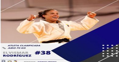 La judoca Elvismar Rodríguez consiguió su boleto a los JJOO de Tokio