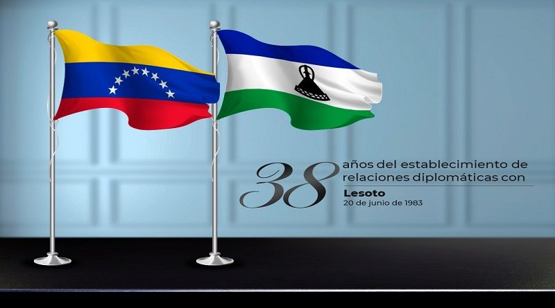 Venezuela saluda al Reino de Lesoto en el 38º aniversario del inicio de las relaciones diplomáticas entre ambas naciones