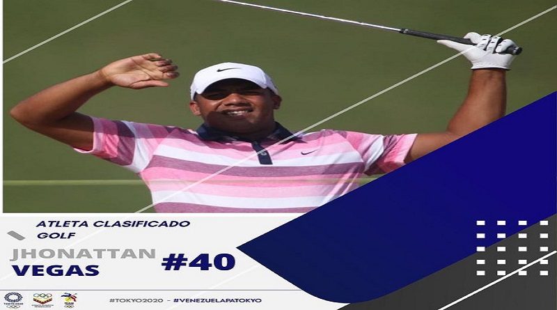 Venezuela llega a 40 clasificados a los JJOO con el golfista Jhonattan Vegas