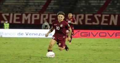 Yeferson Soteldo se suma a la Vinotinto para disputar la Copa América