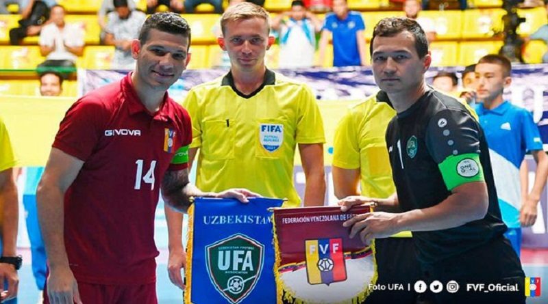 La Vinotinto de Futsal empató 3-3 ante Uzbekistán en su primer partido amistoso en el país asiático